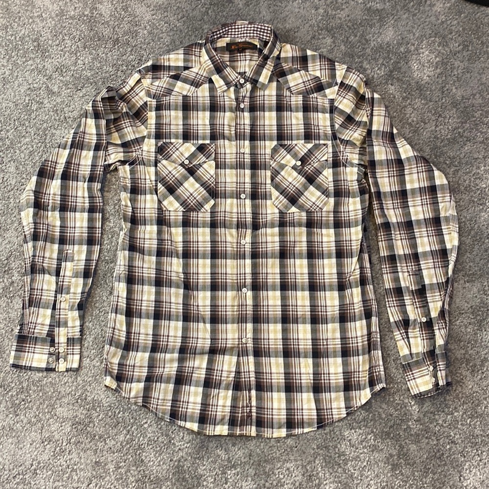 Ben Sherman Plaid Button Down